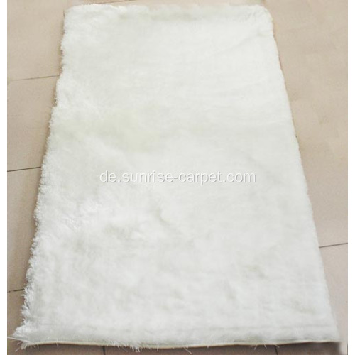 Silk Polyester-dünner Garn-Hochflor-Teppich